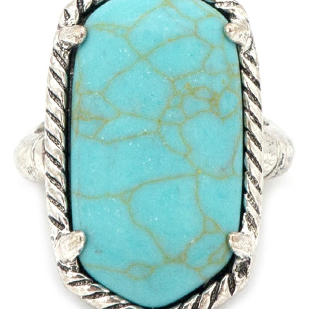 TURQUOISE STONE ADARRA RING
